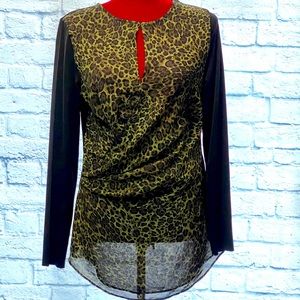 Animal Print Blouse Never Worn!!